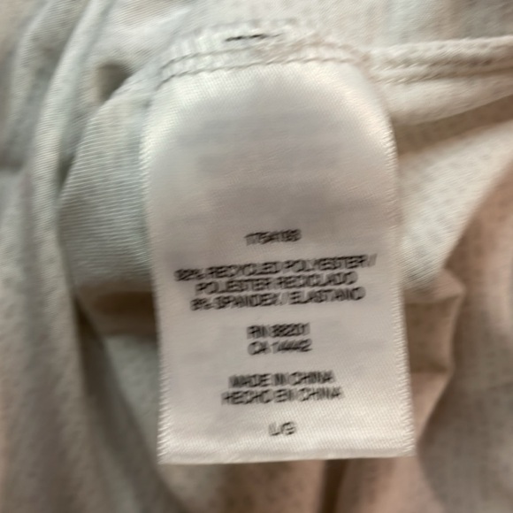 Mondetta Outdoor Men’s Large Athletic Tee Shirt Sports Top! White and Gray EUC! - Picture 5 of 8